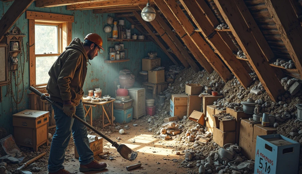 Attic and Crawl Space Cleaning
