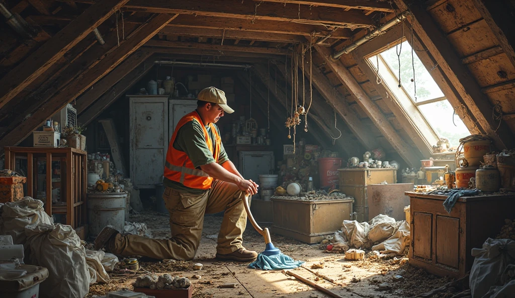 Attic and Crawl Space Cleaning