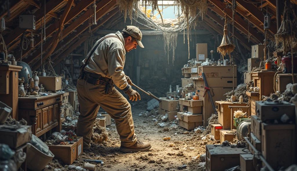 Attic and Crawl Space Cleaning