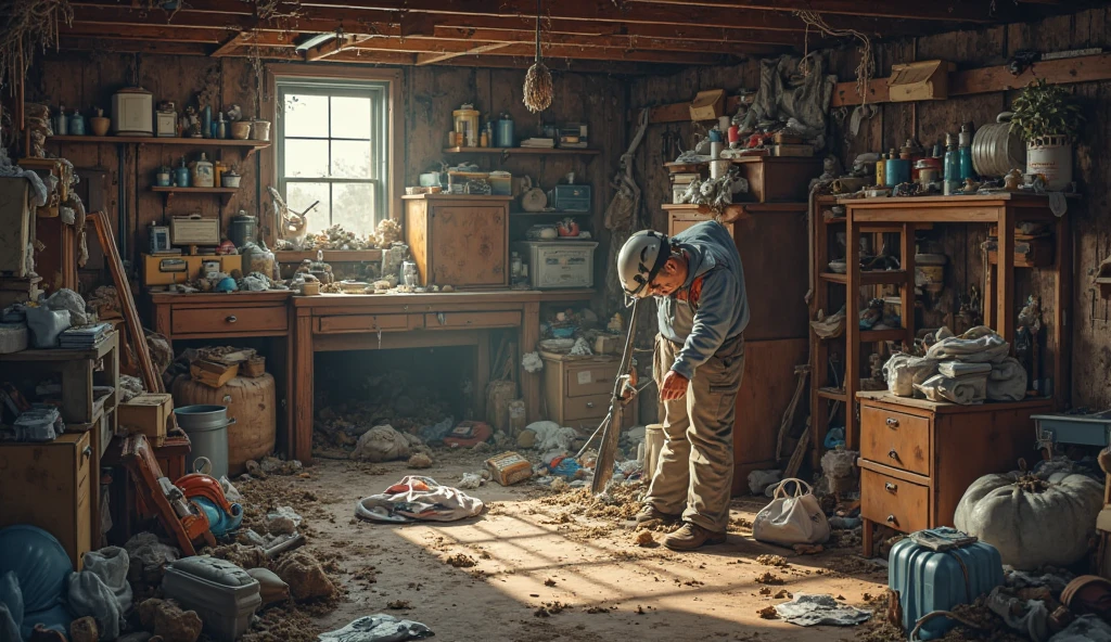 Attic and Crawl Space Cleaning